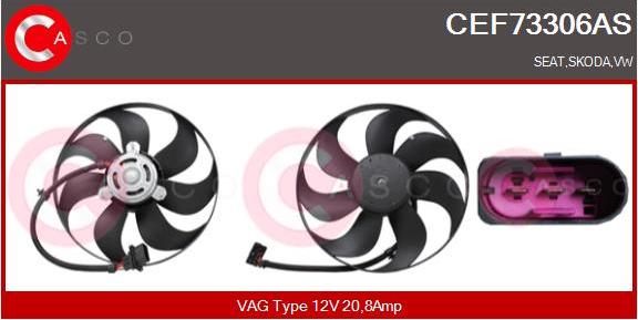 Casco CEF73306AS - Ventilators, Motora dzesēšanas sistēma autodraugiem.lv