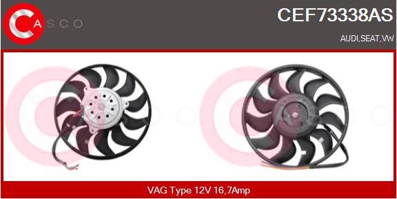 Casco CEF73338AS - Ventilators, Motora dzesēšanas sistēma autodraugiem.lv