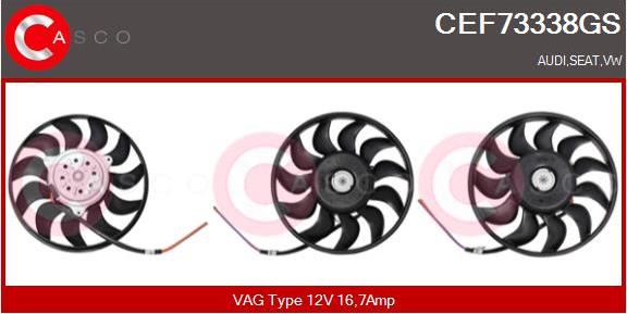Casco CEF73338GS - Ventilators, Motora dzesēšanas sistēma autodraugiem.lv