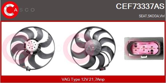 Casco CEF73337AS - Ventilators, Motora dzesēšanas sistēma autodraugiem.lv