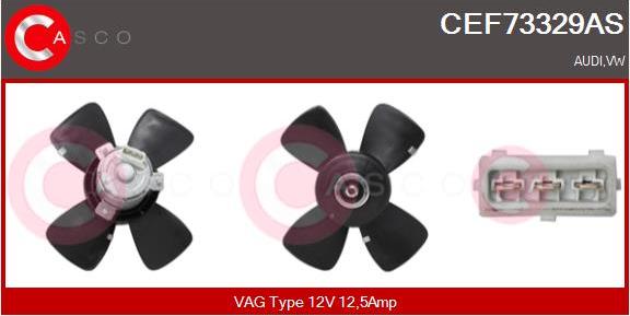Casco CEF73329AS - Ventilators, Motora dzesēšanas sistēma autodraugiem.lv