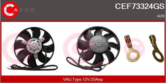 Casco CEF73324GS - Ventilators, Motora dzesēšanas sistēma autodraugiem.lv