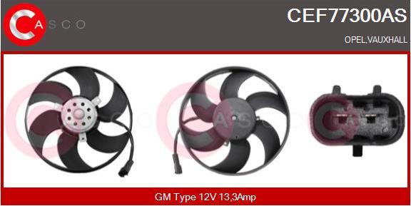 Casco CEF77300AS - Ventilators, Motora dzesēšanas sistēma autodraugiem.lv