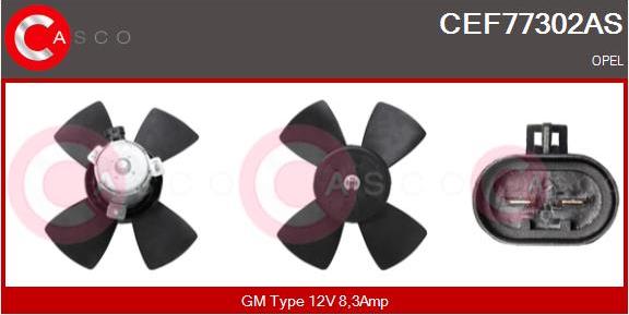 Casco CEF77302AS - Ventilators, Motora dzesēšanas sistēma autodraugiem.lv
