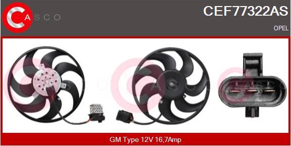 Casco CEF77322AS - Ventilators, Motora dzesēšanas sistēma autodraugiem.lv