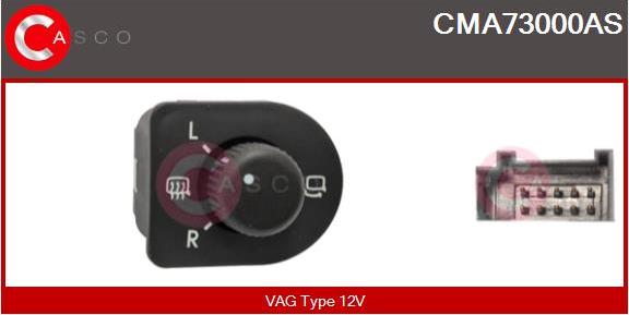 Casco CMA73000AS - Slēdzis, Spoguļu regulēšana autodraugiem.lv