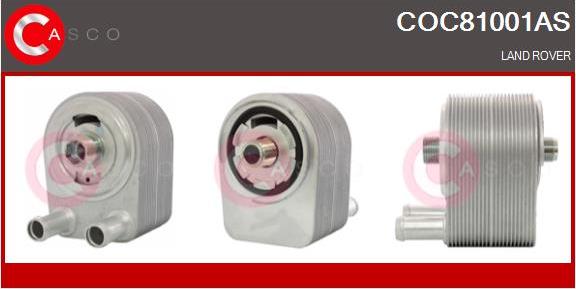 Casco COC81001AS - Eļļas radiators, Motoreļļa autodraugiem.lv