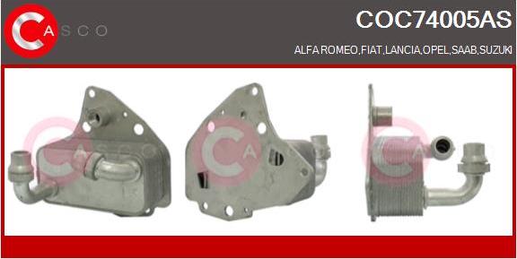 Casco COC74005AS - Eļļas radiators, Motoreļļa autodraugiem.lv