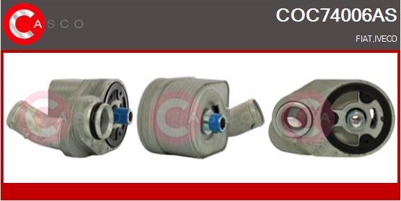 Casco COC74006AS - Eļļas radiators, Motoreļļa autodraugiem.lv