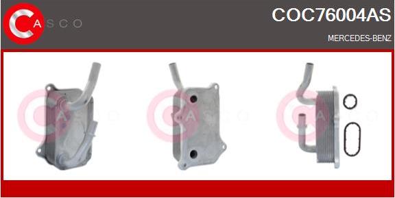 Casco COC76004AS - Eļļas radiators, Motoreļļa autodraugiem.lv