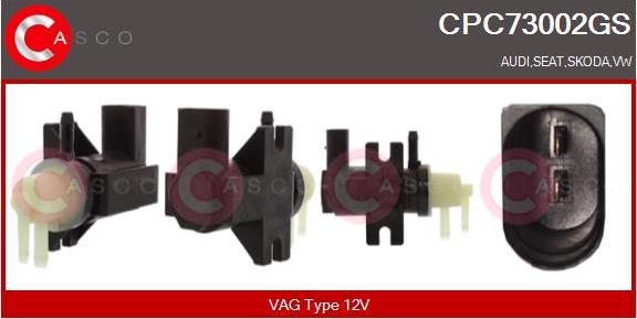 Casco CPC73002GS - Spiediena pārveidotājs, Izpl. gāzu vadība autodraugiem.lv