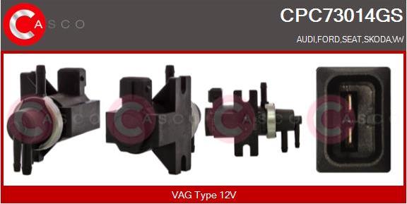 Casco CPC73014GS - Spiediena pārveidotājs, Izpl. gāzu vadība autodraugiem.lv