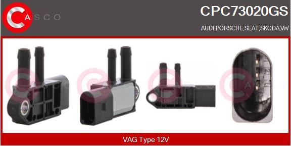 Casco CPC73020GS - Spiediena pārveidotājs, Izpl. gāzu vadība autodraugiem.lv
