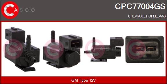 Casco CPC77004GS - Spiediena pārveidotājs, Izpl. gāzu vadība autodraugiem.lv