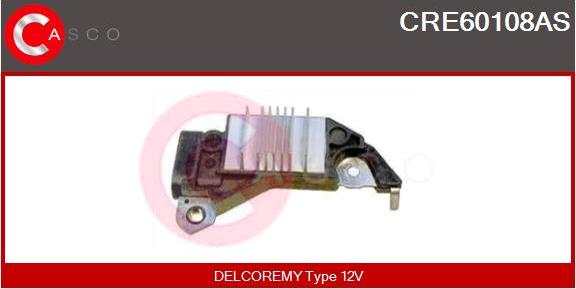 Casco CRE60108AS - Ģeneratora sprieguma regulators autodraugiem.lv