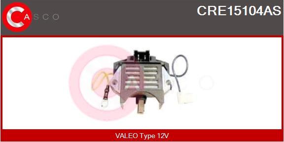 Casco CRE15104AS - Ģeneratora sprieguma regulators autodraugiem.lv