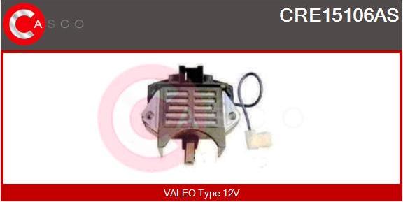 Casco CRE15106AS - Ģeneratora sprieguma regulators autodraugiem.lv