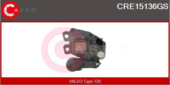 Casco CRE15136GS - Ģeneratora sprieguma regulators autodraugiem.lv
