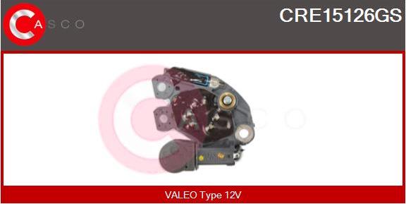 Casco CRE15126GS - Ģeneratora sprieguma regulators autodraugiem.lv