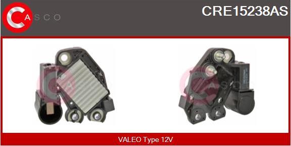 Casco CRE15238AS - Ģeneratora sprieguma regulators autodraugiem.lv