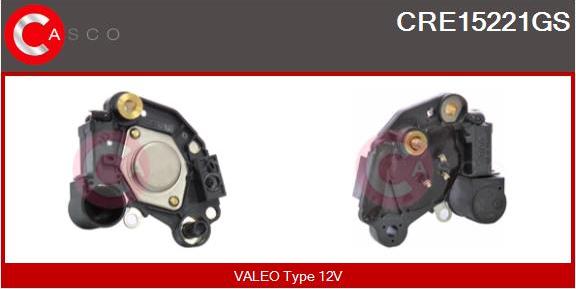 Casco CRE15221GS - Ģeneratora sprieguma regulators autodraugiem.lv