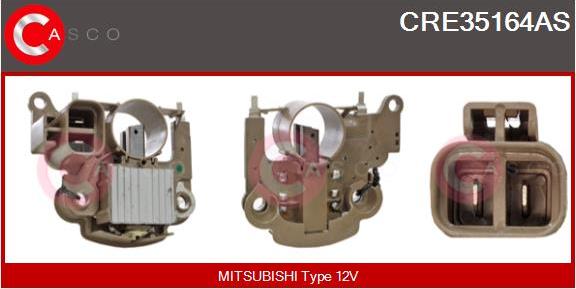 Casco CRE35164AS - Ģeneratora sprieguma regulators autodraugiem.lv