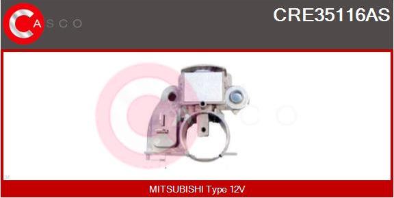 Casco CRE35116AS - Ģeneratora sprieguma regulators autodraugiem.lv