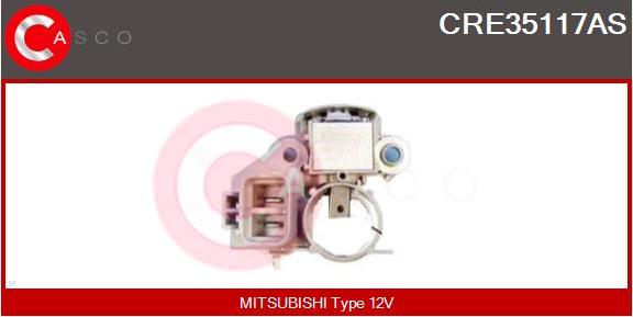 Casco CRE35117AS - Ģeneratora sprieguma regulators autodraugiem.lv
