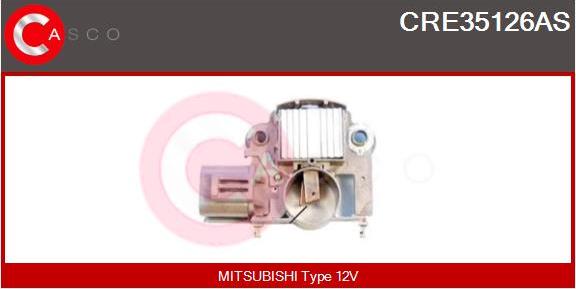 Casco CRE35126AS - Ģeneratora sprieguma regulators autodraugiem.lv