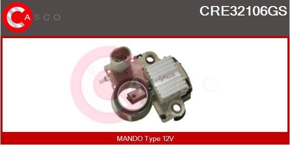 Casco CRE32106GS - Ģeneratora sprieguma regulators autodraugiem.lv