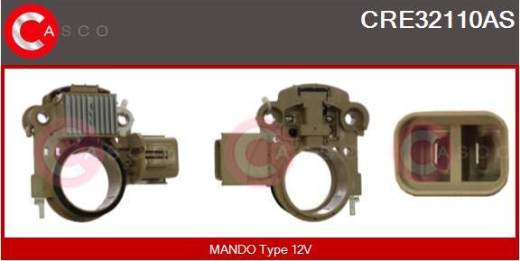 Casco CRE32110AS - Ģeneratora sprieguma regulators autodraugiem.lv