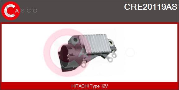 Casco CRE20119AS - Ģeneratora sprieguma regulators autodraugiem.lv