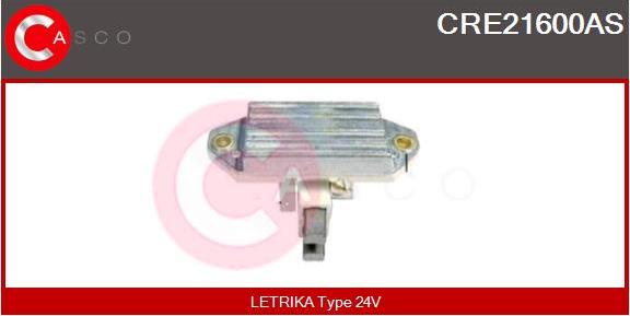 Casco CRE21600AS - Ģeneratora sprieguma regulators autodraugiem.lv