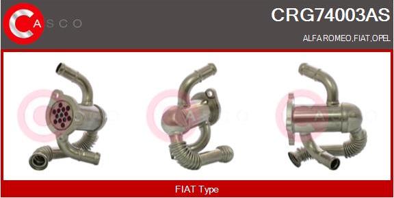 Casco CRG74003AS - Radiators, Izplūdes gāzu recirkulācija autodraugiem.lv