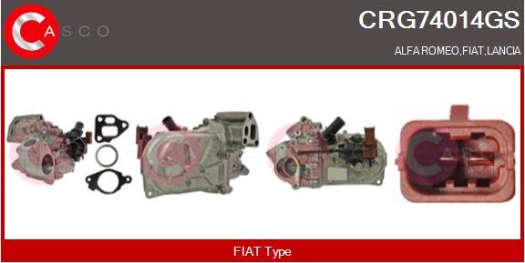 Casco CRG74014GS - Radiators, Izplūdes gāzu recirkulācija autodraugiem.lv