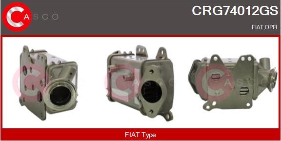 Casco CRG74012GS - Radiators, Izplūdes gāzu recirkulācija autodraugiem.lv