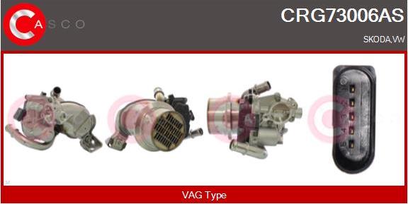 Casco CRG73006AS - Radiators, Izplūdes gāzu recirkulācija autodraugiem.lv