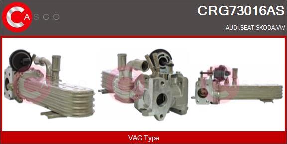 Casco CRG73016AS - Radiators, Izplūdes gāzu recirkulācija autodraugiem.lv