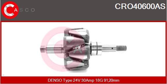Casco CRO40600AS - Rotors, Ģenerators autodraugiem.lv