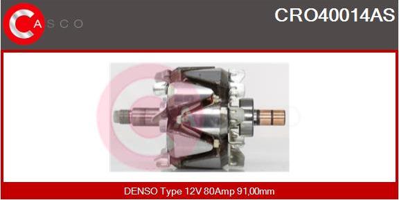 Casco CRO40014AS - Rotors, Ģenerators autodraugiem.lv