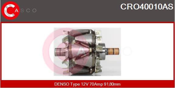 Casco CRO40010AS - Rotors, Ģenerators autodraugiem.lv