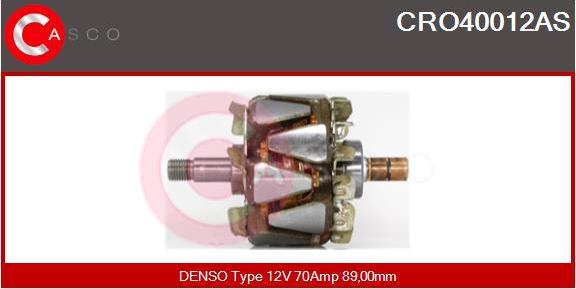 Casco CRO40012AS - Rotors, Ģenerators autodraugiem.lv