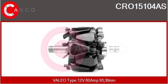 Casco CRO15104AS - Rotors, Ģenerators autodraugiem.lv