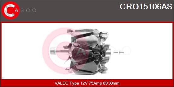 Casco CRO15106AS - Rotors, Ģenerators autodraugiem.lv
