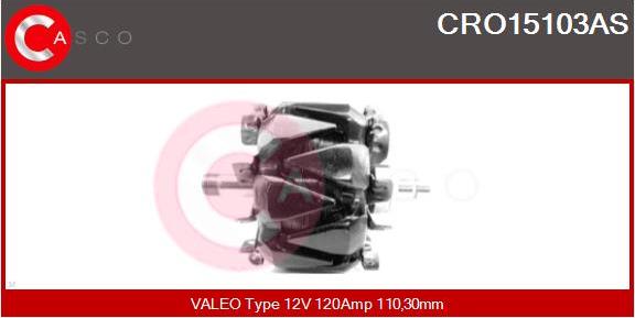 Casco CRO15103AS - Rotors, Ģenerators autodraugiem.lv