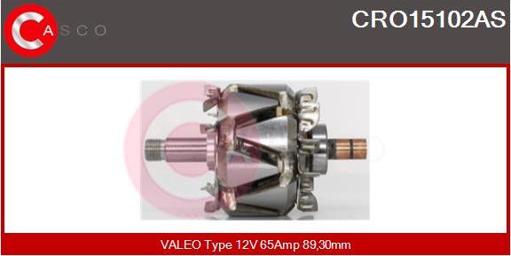 Casco CRO15102AS - Rotors, Ģenerators autodraugiem.lv