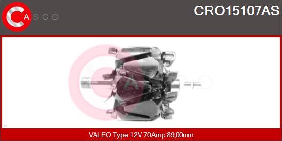 Casco CRO15107AS - Rotors, Ģenerators autodraugiem.lv