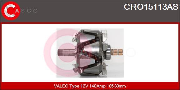 Casco CRO15113AS - Rotors, Ģenerators autodraugiem.lv