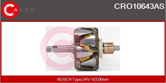 Casco CRO10643AS - Rotors, Ģenerators autodraugiem.lv