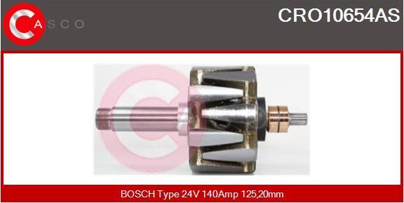 Casco CRO10654AS - Rotors, Ģenerators autodraugiem.lv